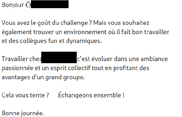 Wow ! On en fait encore des comme ça en 2024 ?
En plus, ça provient d'un script d'envoi de masse. 
Grillé ! ^_^
